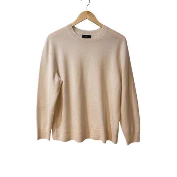Quince Mongolian Cashmere Crewneck Sweater Size XL Classic Ivory - Picture 1 of 9